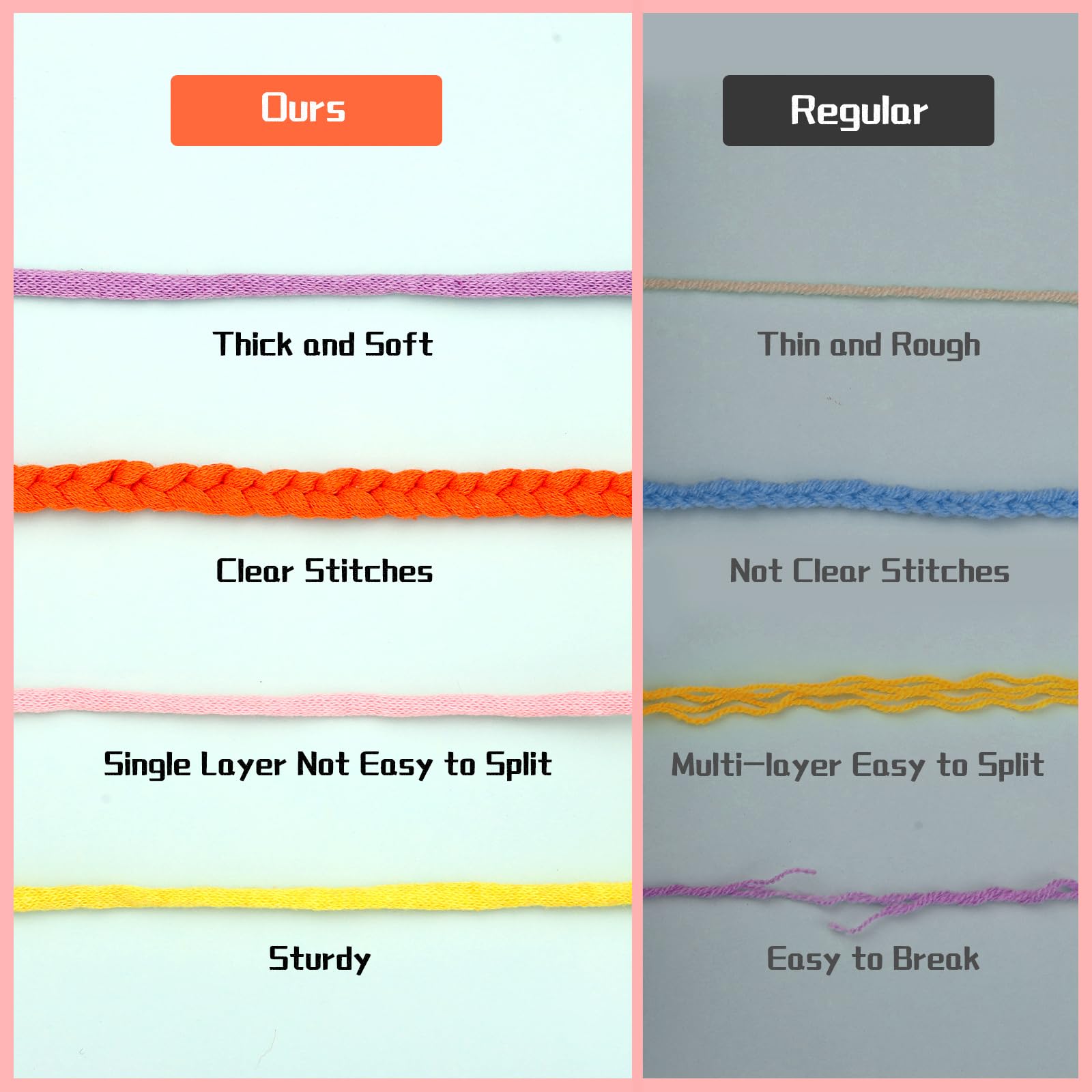 200g Easy Yarn, Crochet Yarn for Beginners Crochet Kit - 24 Colors