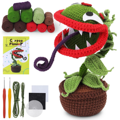 Kit de crochet Piranha Halloween pour débutants 