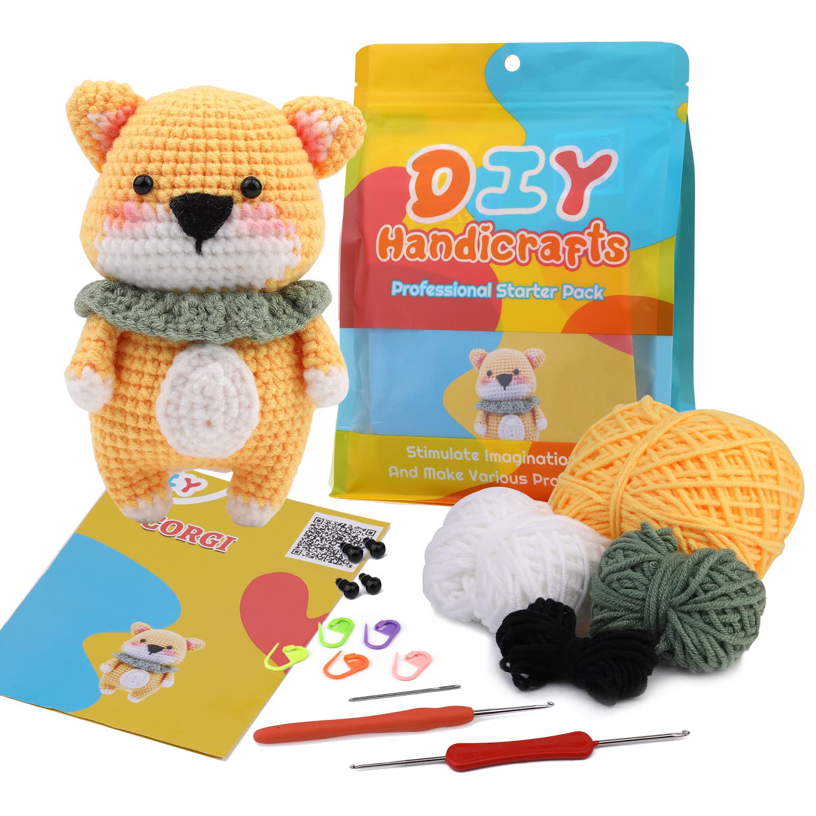Kit de crochet Corgi pour débutants 
