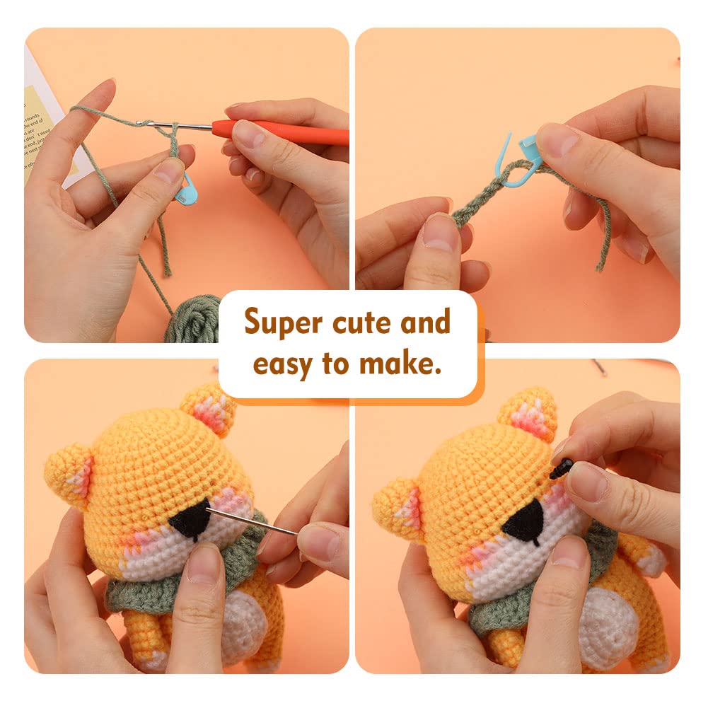 Kit de crochet Corgi pour débutants 