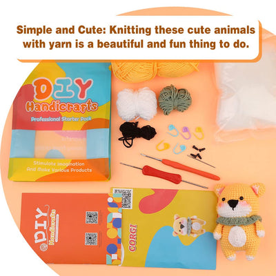 Kit de crochet Corgi pour débutants 