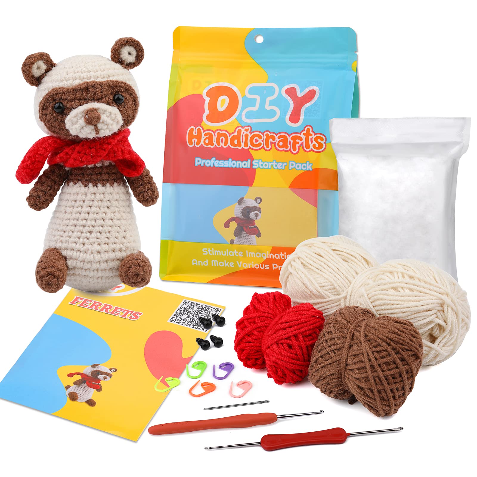 Kit de crochet pour furet pour débutants 