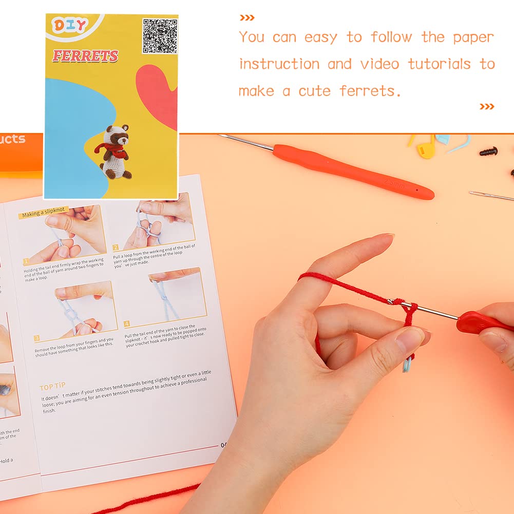 Kit de crochet pour furet pour débutants 