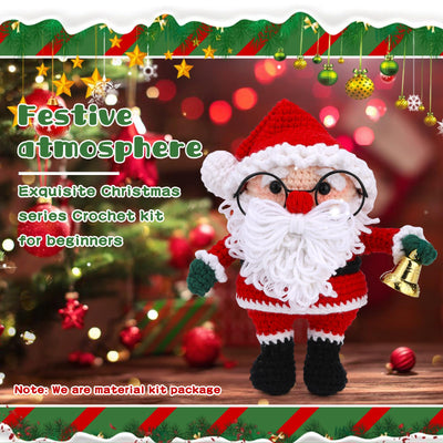 Kit de crochet de Noël Père Noël pour débutants 