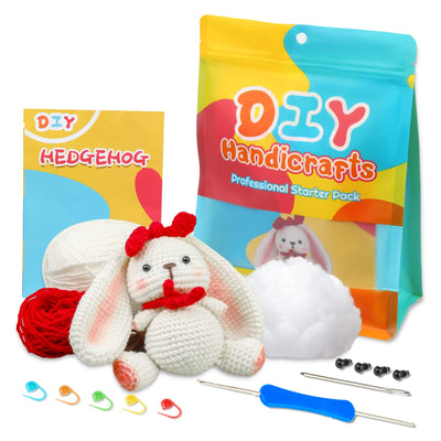 Kit de crochet Lapin Blanc pour débutants 