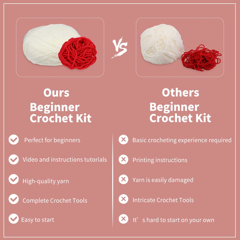 Kit de crochet Lapin Blanc pour débutants 