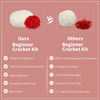 Kit de crochet Lapin Blanc pour débutants 